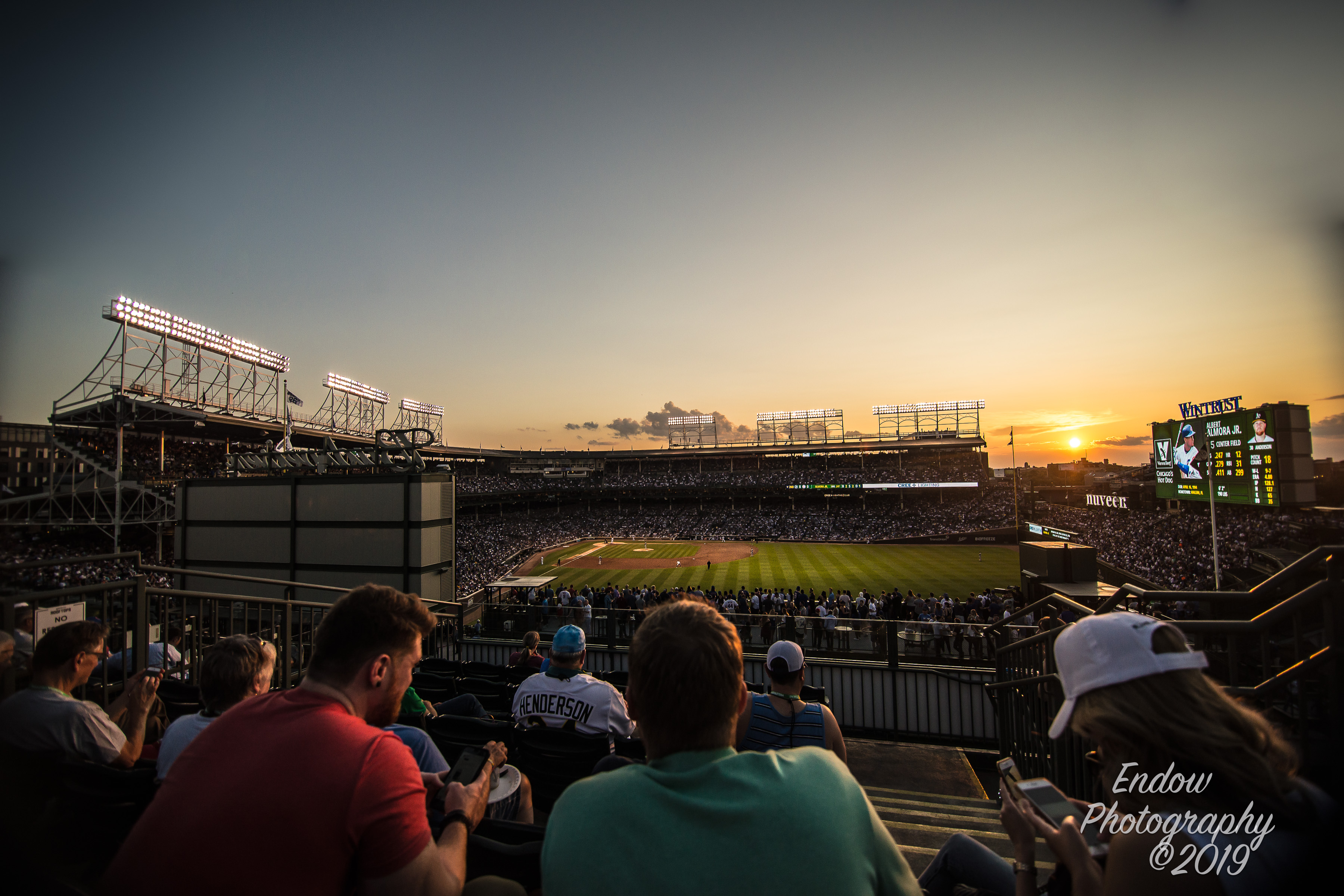 Rooftop Sunset, Wrigley Field - Jay Buckley